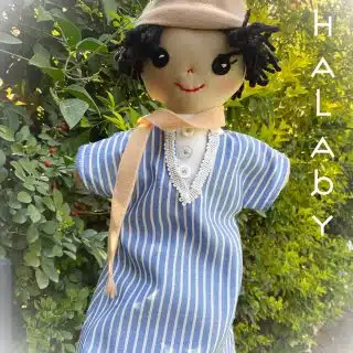 Egyptian folkloric handmade soft doll “Shalaby”