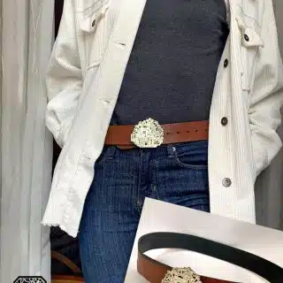 Nubian village buckle belt