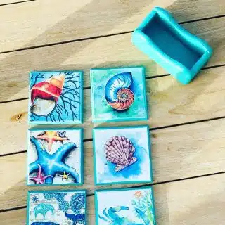 Summer Mint Coasters