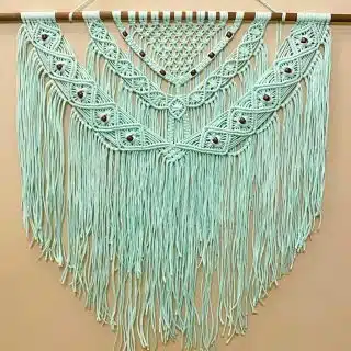 Macrame wall hanger. - MWH0035