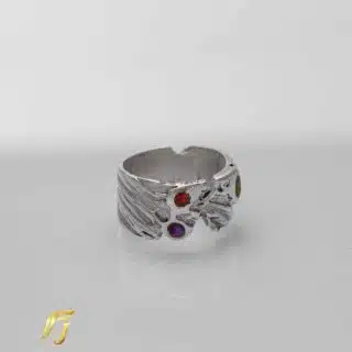colorful stones ring