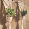 Diamond Macrame plant hanger