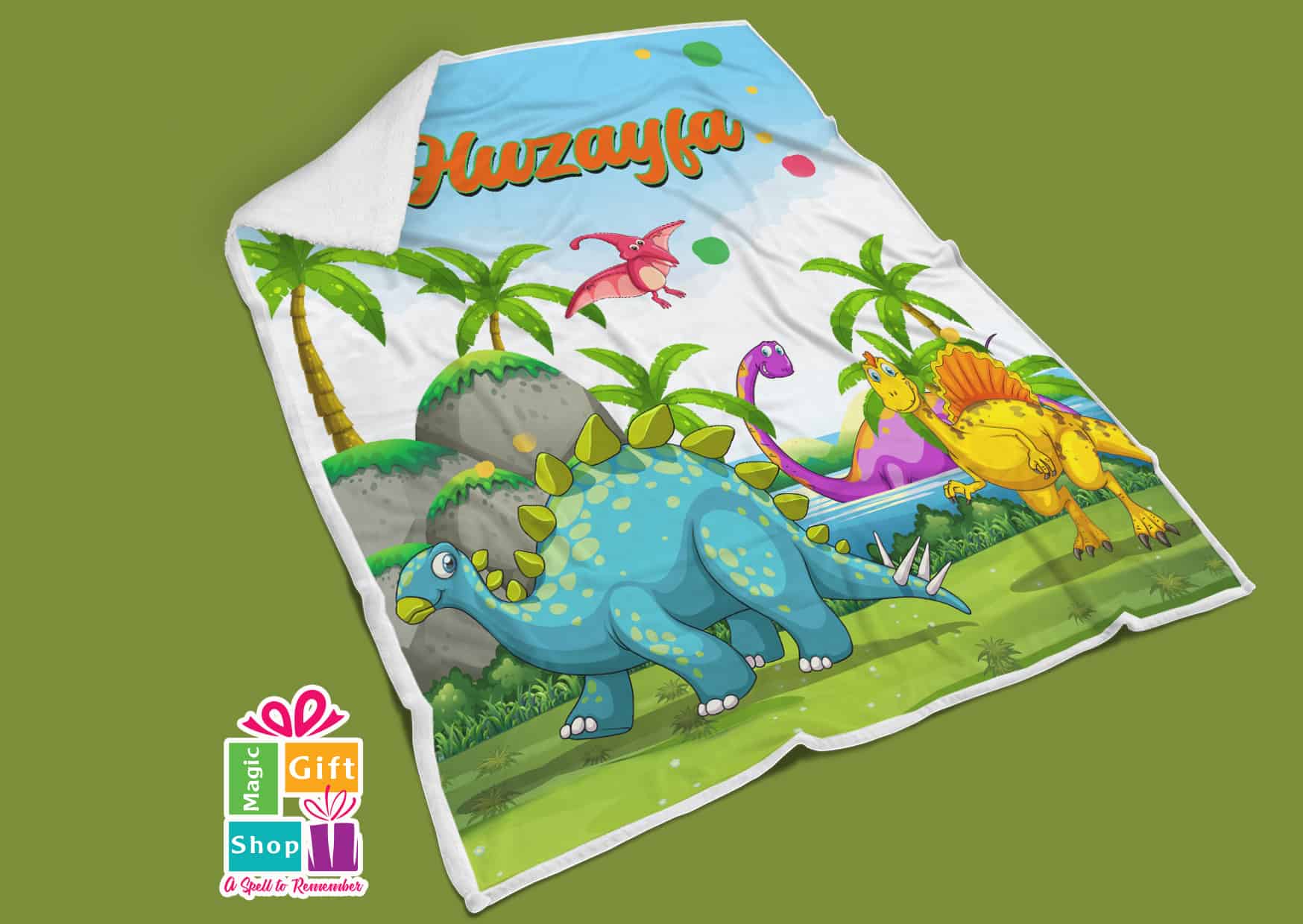 dinosaur Blanket 1 dinosaur Blanket