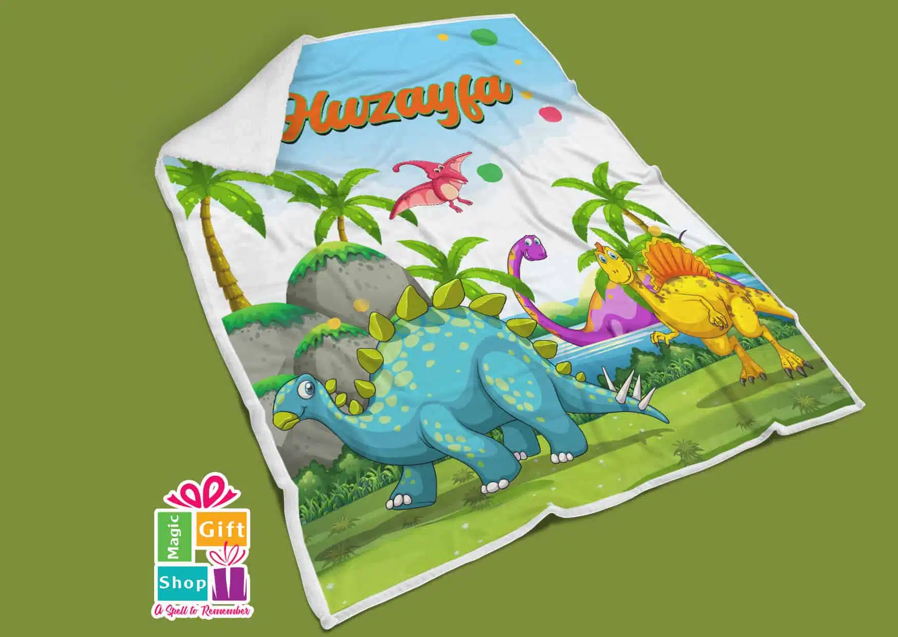 dinosaur Blanket 1 dinosaur Blanket