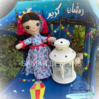 Egyptian folkloric handmade soft doll “Warda”