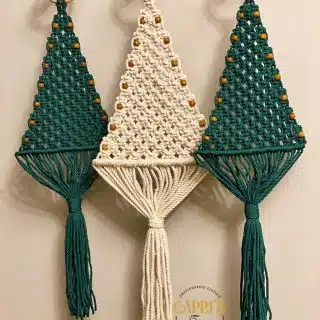 Macrame tree hanger