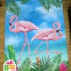 Killim flamingo pattern