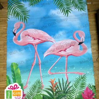 Killim flamingo pattern