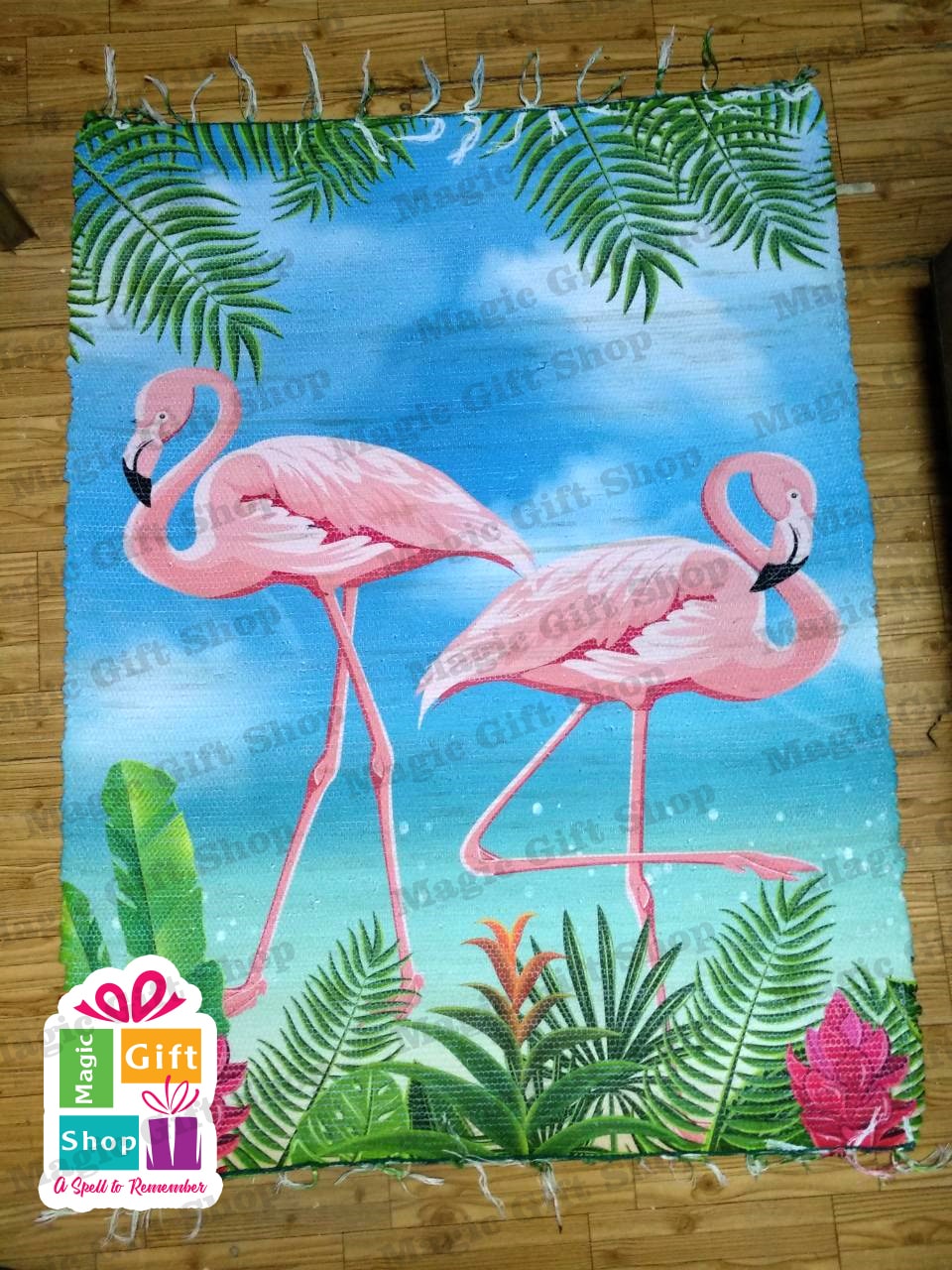 Killim flamingo pattern 1 Killim flamingo pattern