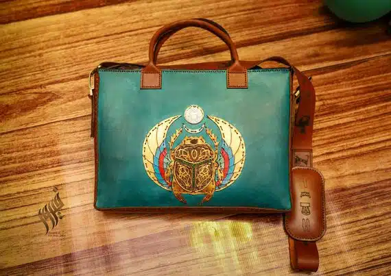 شنطه لاب توب جلد طبيعي 1 شنطه لاب توب جلد طبيعي