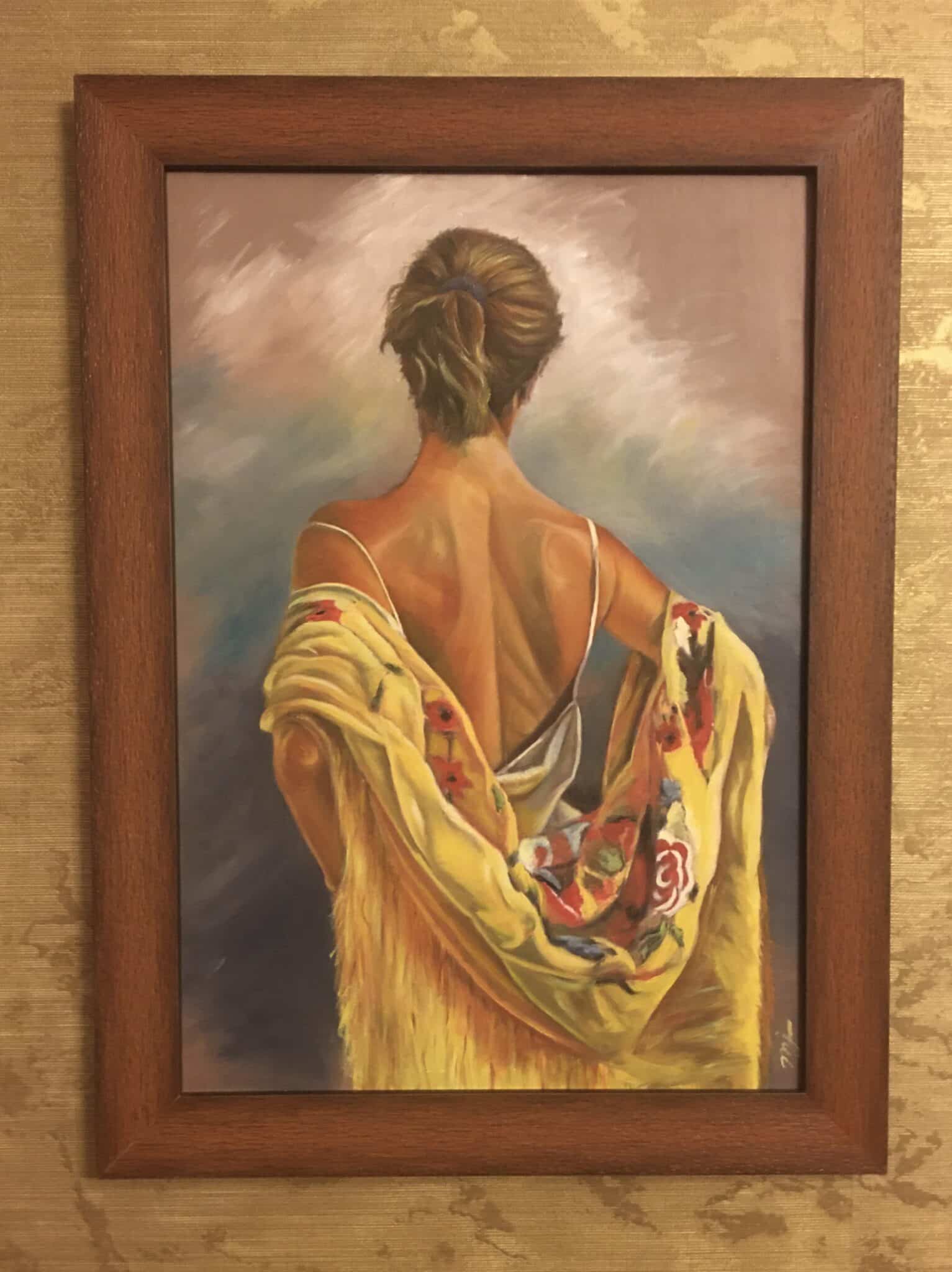 Yellow scarf 1 Yellow scarf