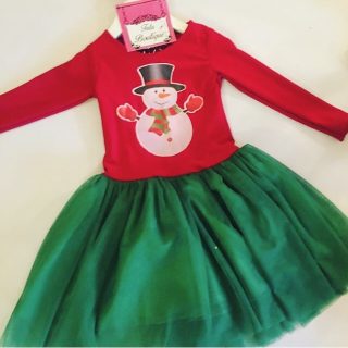 Snowman tutu dress