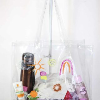 Hand painted Beach Bag