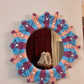 Wall Macrame mirror