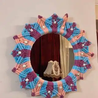 Wall Macrame mirror