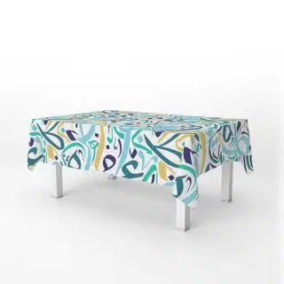 Arabic Calligraphy Tablecloth 140x280