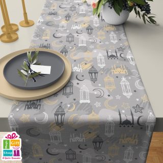 Ramadan lanterns tablecloth