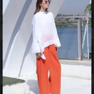 Heavy linen pants