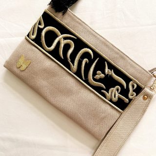 Calligraphy clutch
