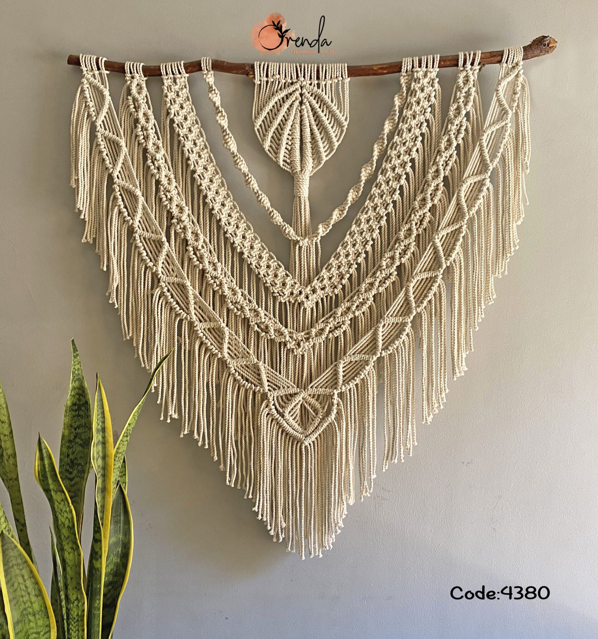 Berry macrame wall hanging 1 Berry macrame wall hanging