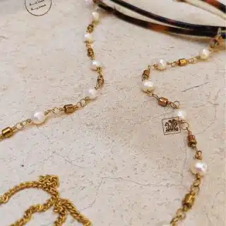 سلسة نظارة لولي ونحاس