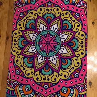 Killim mandala pattern