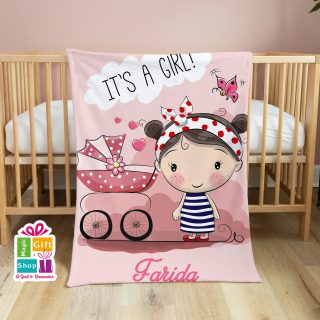 it's a Girl Blanket (Farida)