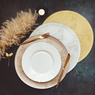 Forest Leather Placemats, Coasters & Napkin Holders