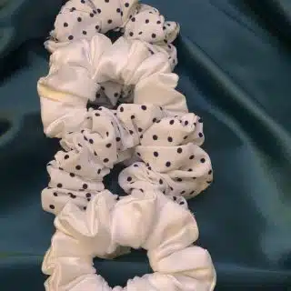 Satin scrunchies
