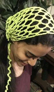 Knitted summer Head scarf