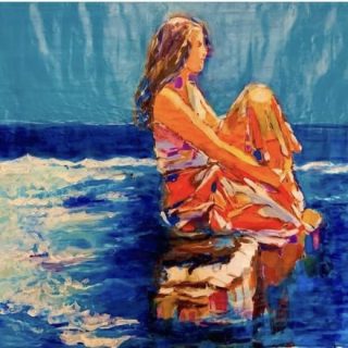 The escape- 100/100cm-unframed