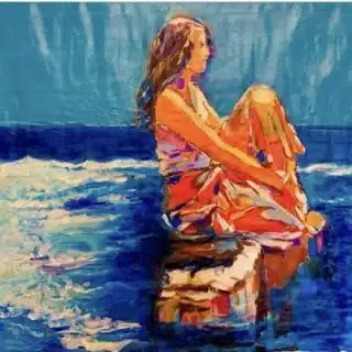 The escape- 100/100cm-unframed