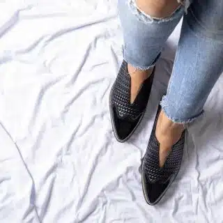 Black Original Flats