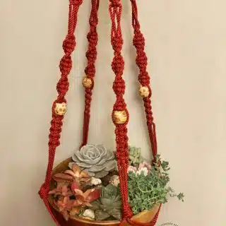 Macrame plant hanger - MPH0029