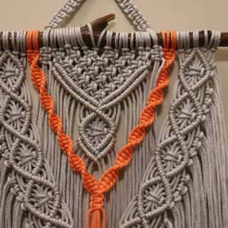 Macrame wall hanger - MWH0003