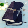 Dark blue notebook