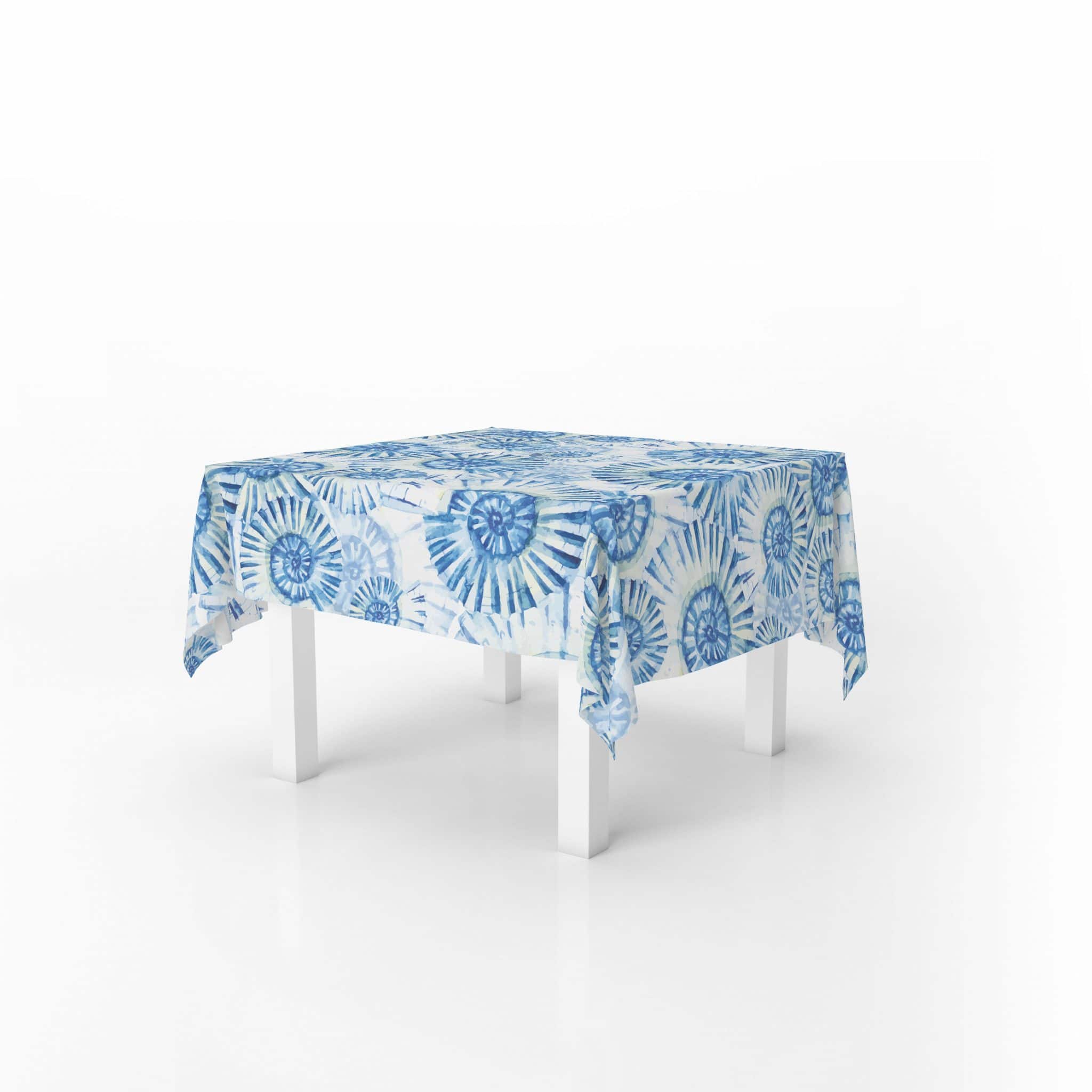 The blue Snail Table Cover 140x140 1 The blue Snail Table Cover 140x140