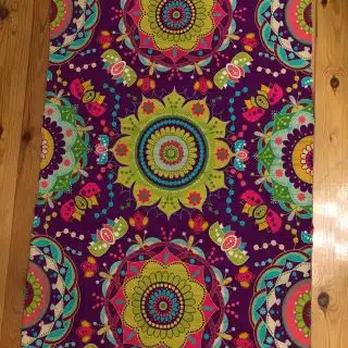 Killim mandala pattern