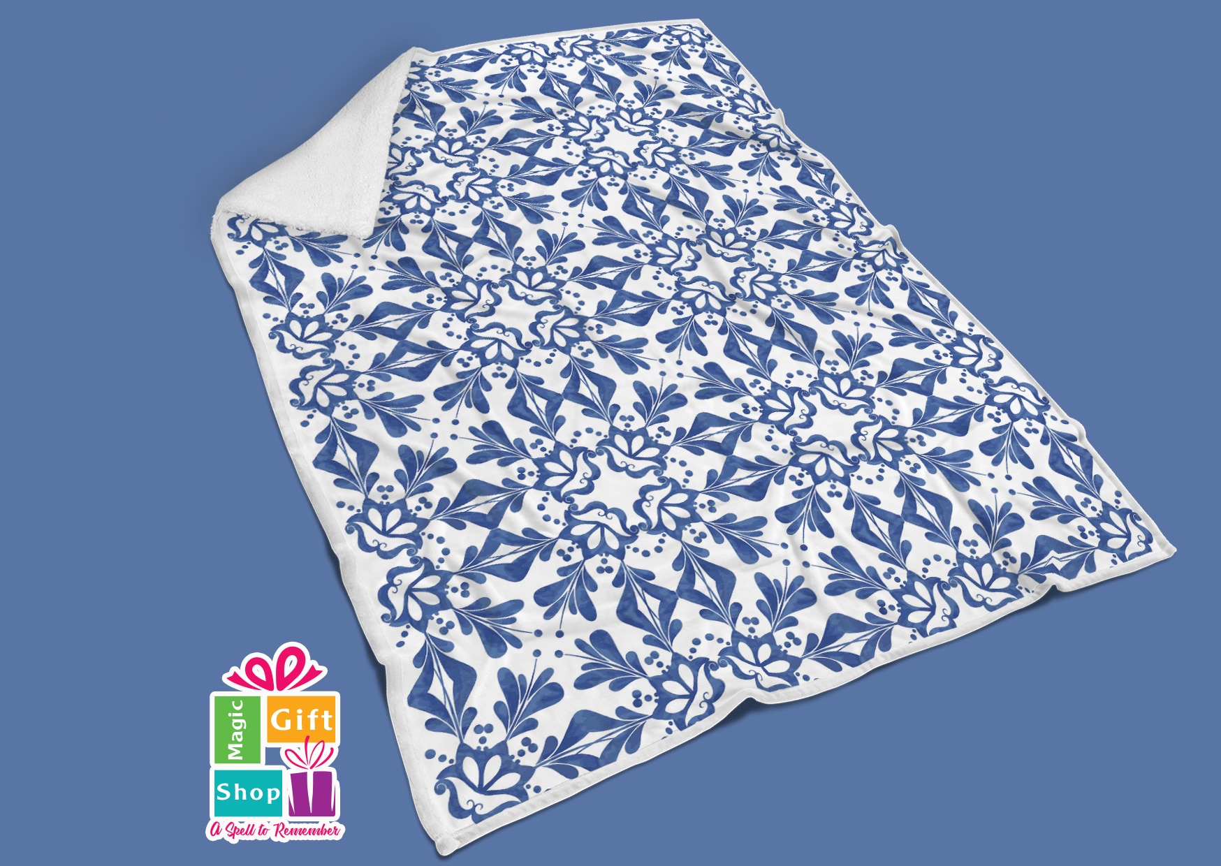 blue pattern blanket 1 blue pattern blanket