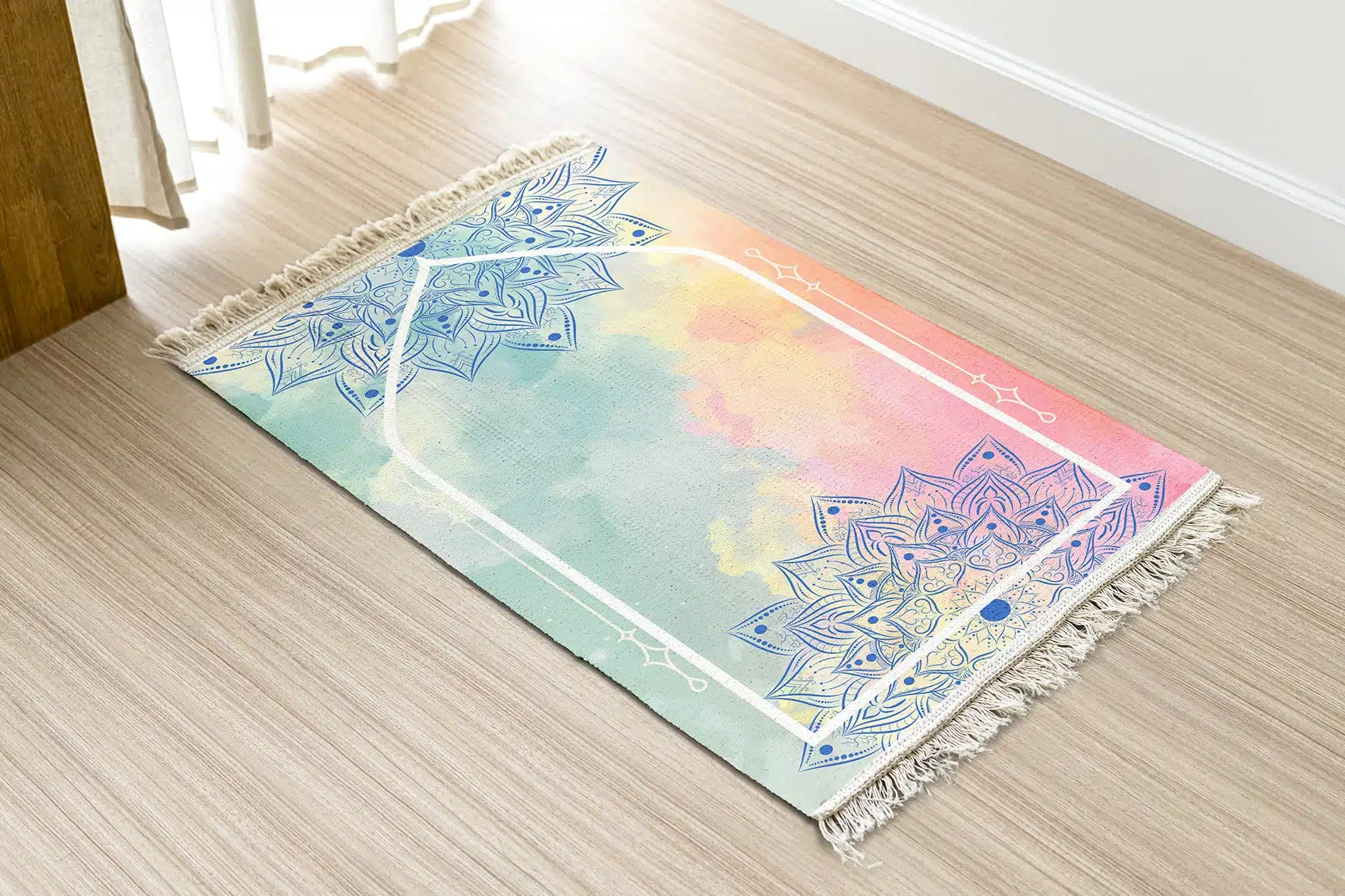 The Tie Die prayer rug 1 The Tie Die prayer rug