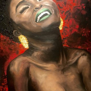 African acrylic on canvas 100x70