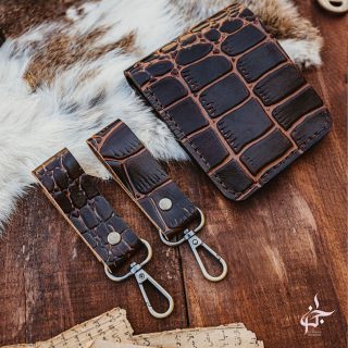 001 Brown men's wallet