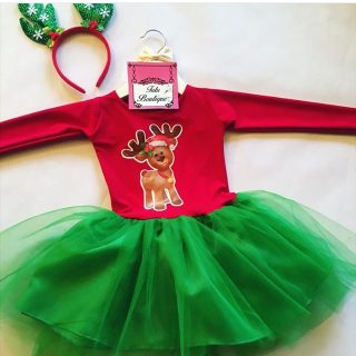 Reindeer Christmas dress