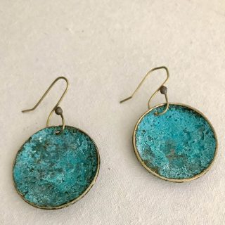 Patina earrings
