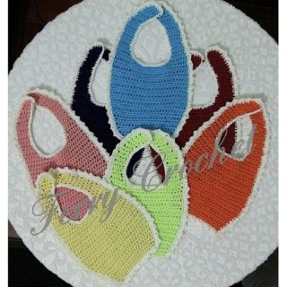 Crochet bibs