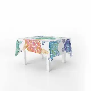Colorful Tortoise Table Cover 140x140