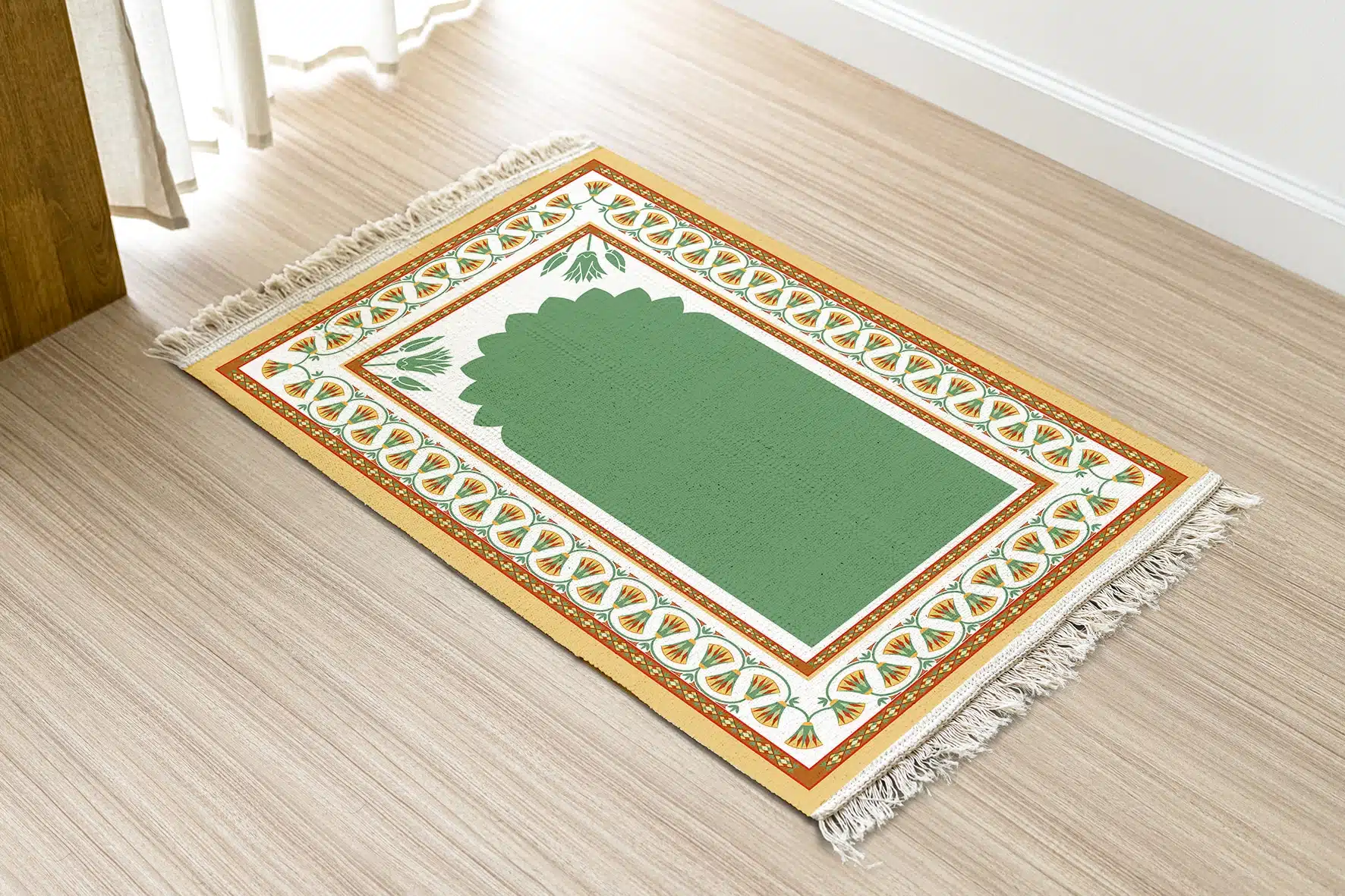 The Egyptian Lotus prayer rug 1 The Egyptian Lotus prayer rug