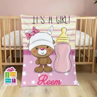it's a Girl Blanket (Reem)