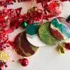 Xmas resin coasters