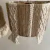 Jute macrame chandelier